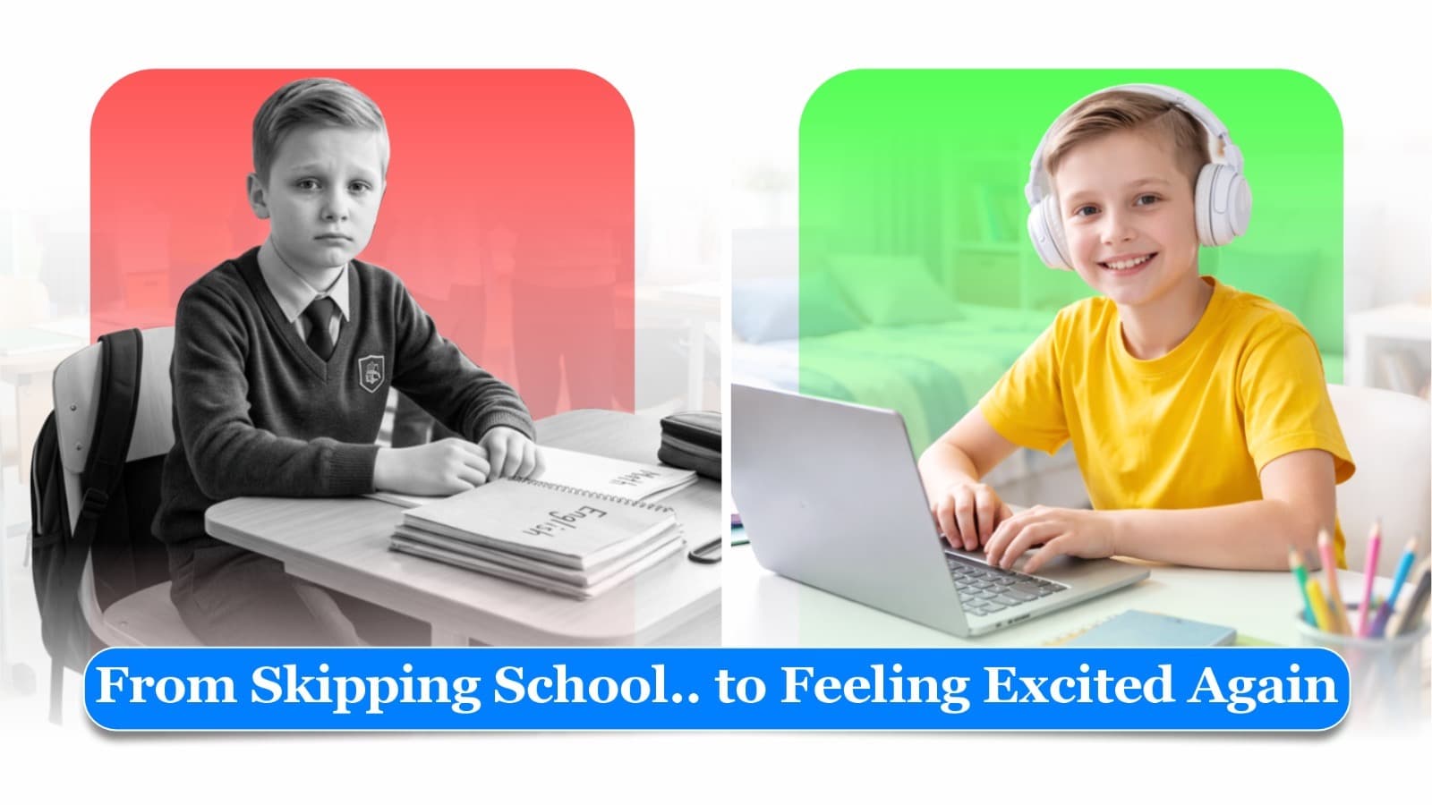 Student excited to learn